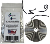Awesome Aquatic Aquarium Plant Weights, Lead Ribbon Fish Anchors - 48 Inch Cut Your Own