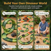 Dinosaur Race Track Toys for Boys 3-5 - Single Loop Dinosaur Race Track Set - image 4