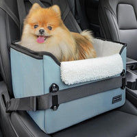 PETSFIT Dog Car Seats for Small Dogs, Patented Safety Buckles - Oxford Cloth / Mint Green