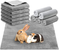 SmoothNovelty 5 Pcs Waterproof Guinea Pig Cage Liner - Gray / 18" X 24" / Classic