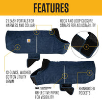 Carhartt Firm Duck Dog Chore Coat - Denim / Small - image 2