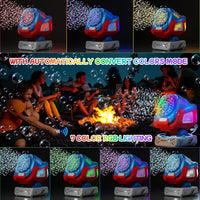 Upgraded Bubble Machine Outdoor Toys for Kids & Wedding Party – Fun for Kids & Family - Blue - image 4