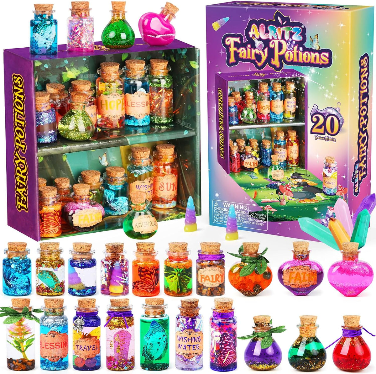 Alritz Fairy Potion Kits for Kids Magic Making Set Ages 6+ – Fun for Kids & Family