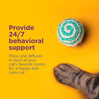 Comfort Zone 3 Pack Cat Calming Diffuser Refills; 30-Day Refills; Pheromones Help Cat Anxiety