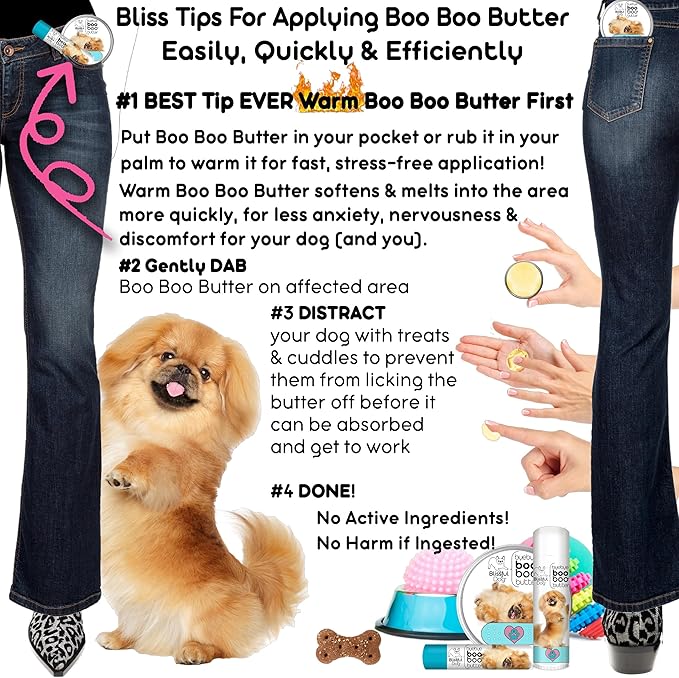 The Blissful Dog 2 oz TIN Pekingese Booboo Butter