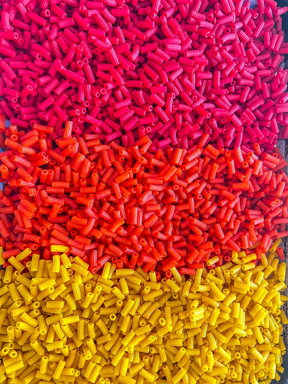 Sensory-N-Stuff rainbow colored elbow pasta sensory bin filler - view 11