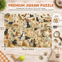 Nattork Jigsaw Puzzle 1000 Pieces for Adults - Dog Park - image 2