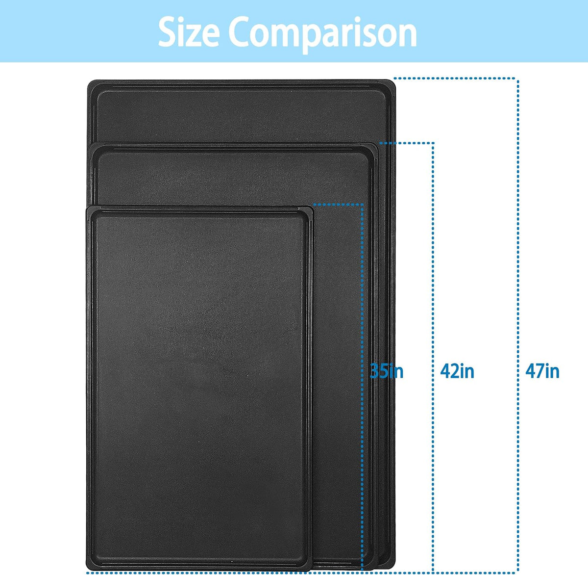 Dog Crate Tray Replacement - 35.0"L x 22.0"W x 1.0"H - image 3