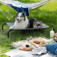 Bedsure Outdoor Elevated Cooling Dog Bed Large Sized Dog - Grey / 54"L x 35.4"W x 8"Th - image 3