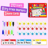 Magnetic Reward Behavior Star Chore Chart for One or Multiple Kids - Style 2 - image 3