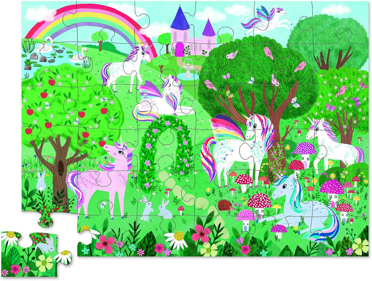 Crocodile Creek 36-Piece Jigsaw Floor Puzzle - Unicorn Dreams - image 2
