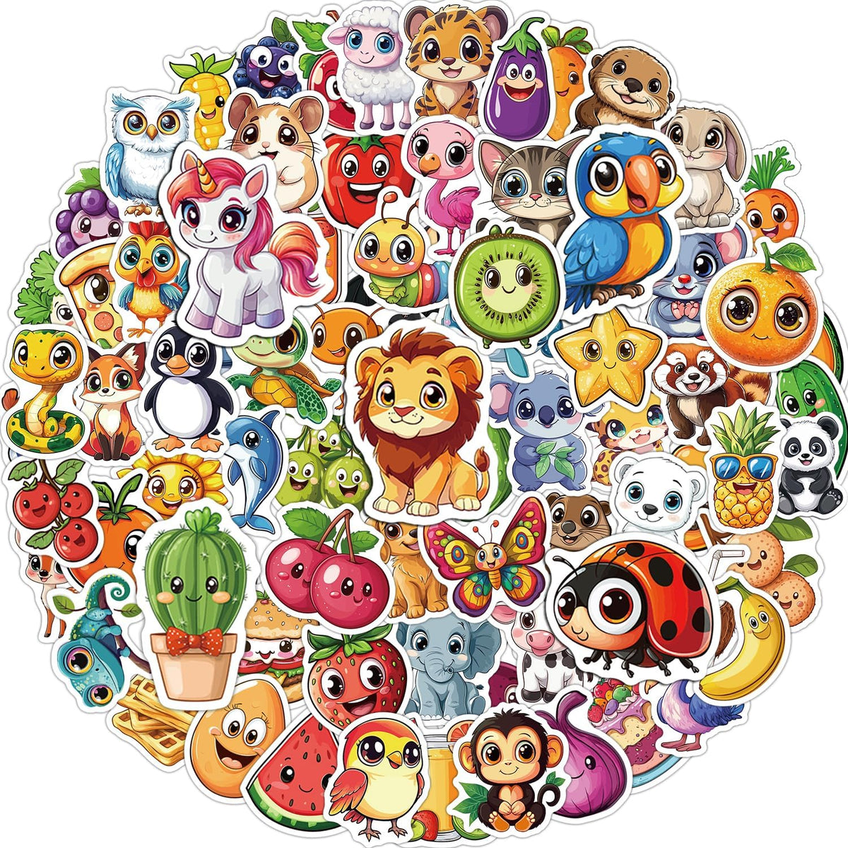 JCFIRE Halloween Stickers for Kids - Cute Mixed 200 Pcs