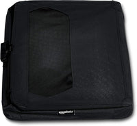 Amazon Basics Folding Portable Soft Pet Dog Crate Carrier Kennel, 36 x 24 x 24 inches, Black