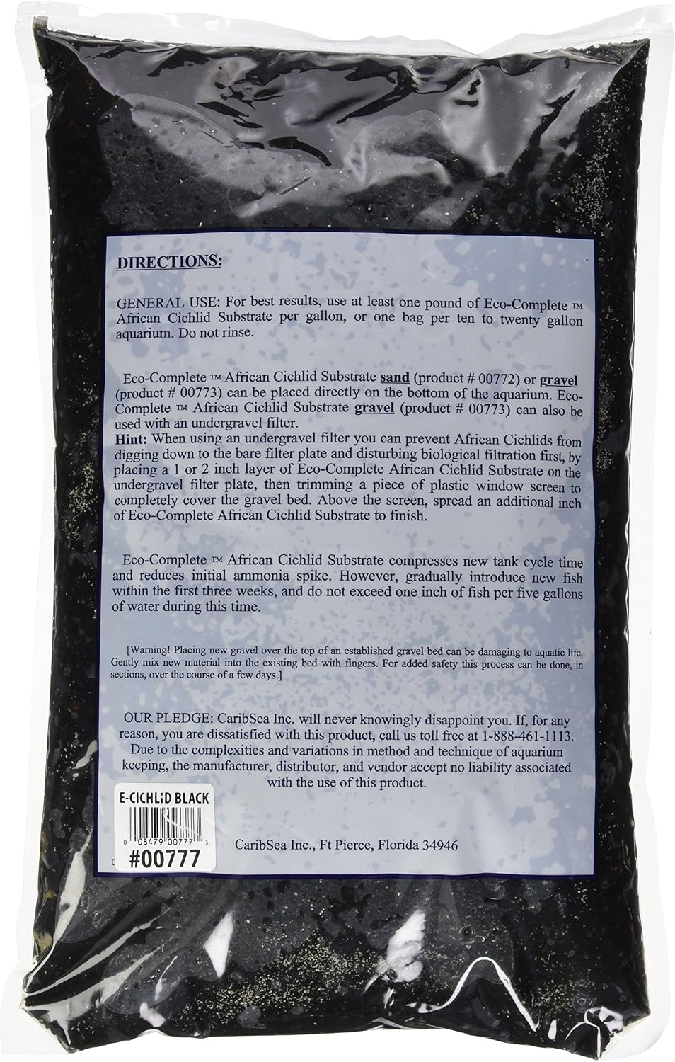 CaribSea Aquatics Eco-Complete African Cichlid Zack Sand, Black - image 2