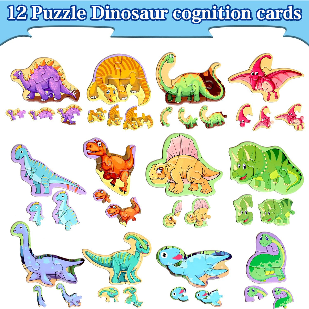 Magnetic Puzzles for Kids Ages 3-5 - Dinosaur - image 2
