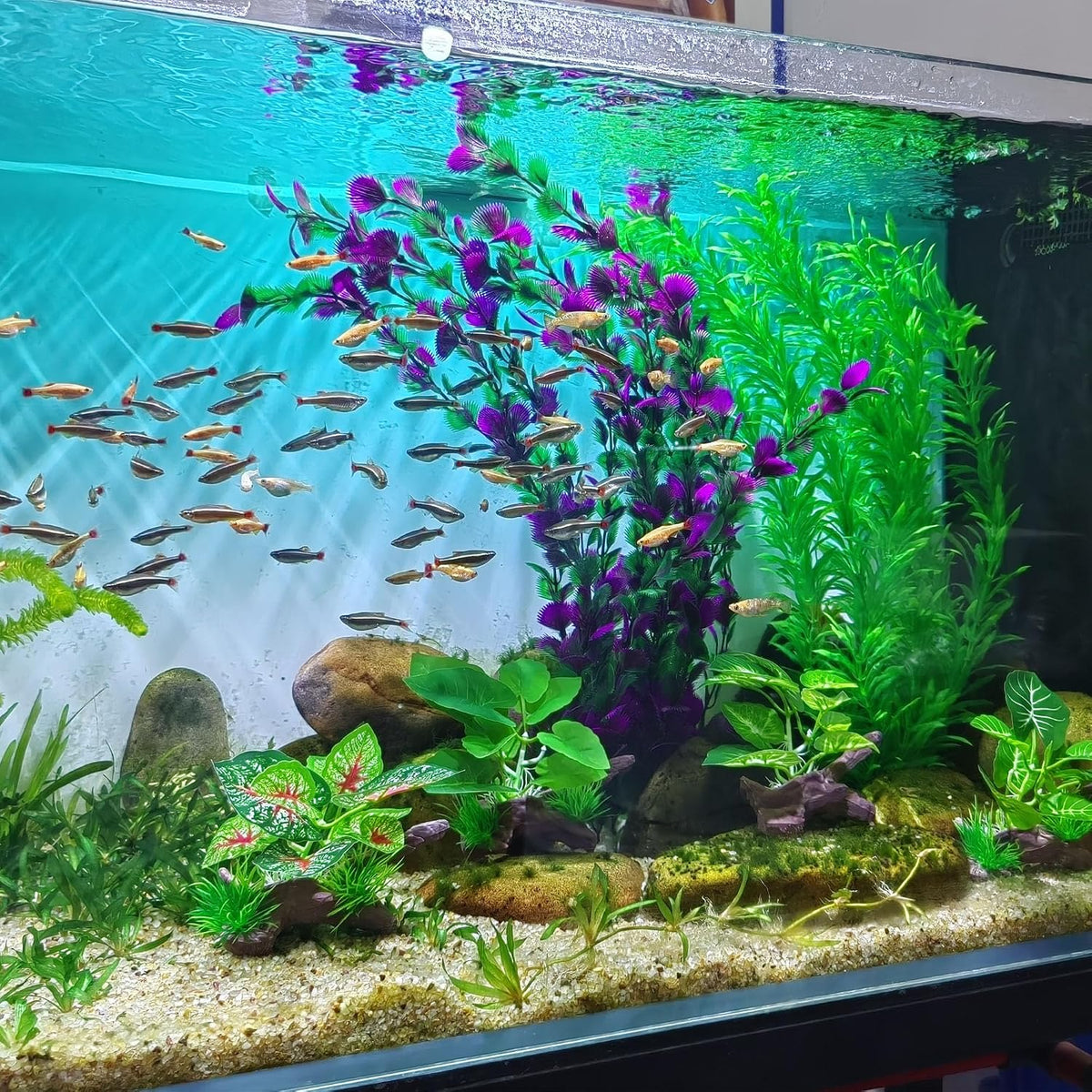 25.98 Inch Tall Aquarium Plants - Green (Style D) - image 2
