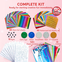 Klever Kits Unicorn Foil Art, Arts & Crafts for Kids 4 and Up - Unicorn - image 3