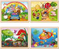 SYNARRY Large Unicorn Princess Fairy Wooden Puzzles for Kids Ages 4-6 – Fun for Kids & Family - Animals - image 2
