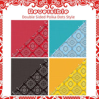 PAWCHIE Dog Bandanas Small Reversible Styles Pet Triangle Scarf Bibs - Polka Dots / Small - image 3