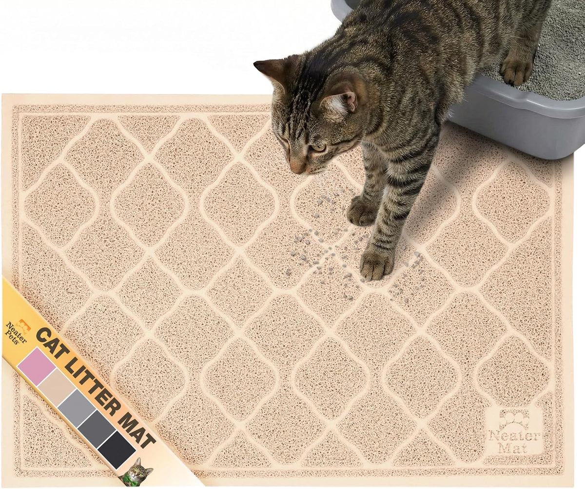 Neater Pets Neater Mat Cat Litter Mat - 23x35 / Beige