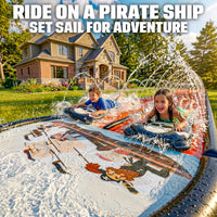 JAMBO Premium Triple Water Slide with 3 Bodyboards - 22ft Pirate - image 3