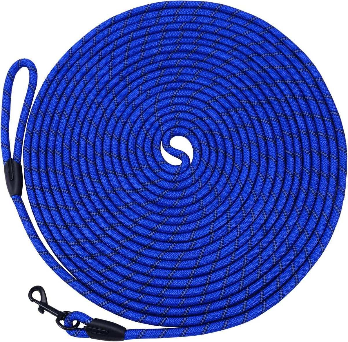 Hi Kiss Dog/Puppy Obedience Recall Training Agility Lead - 30 Feet / U1:Royal Blue-Diam 1/3"