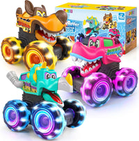 JOYIN 3 Pack Monster Truck Toy - Funky