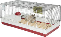 Midwest Homes for Pets Deluxe Rabbit & Guinea Pig Cage - White/Red / XL Rabbit Cage - image 2