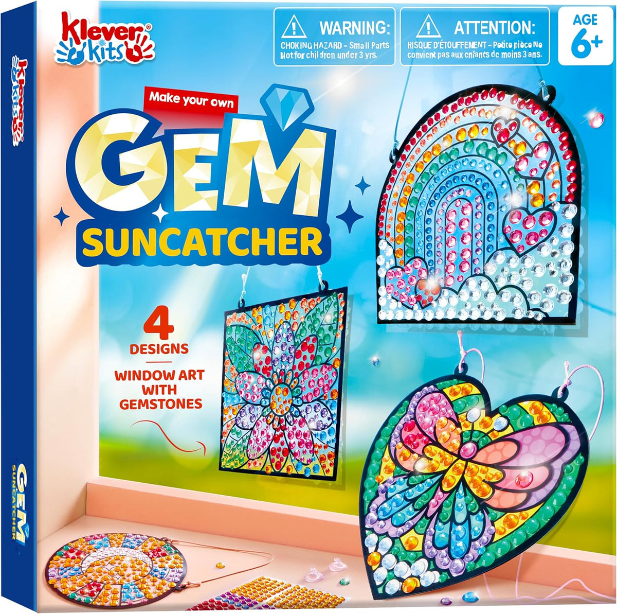 Klever Kits 4PCS Window Art Suncatcher Kits - Garden