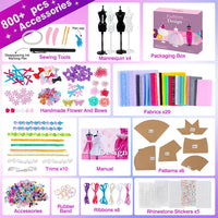 800+Pcs Fashion Designer Kit for Girls - D0001 - image 4