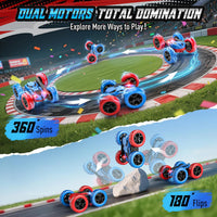 Hamdol Remote Control Car for Kids - Blue&red / Pro (USB-C & Modular Battery) - image 3