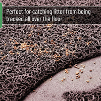 Mr. Pen, Large Cat Litter Mat, 23”x 35” - Brown - image 3