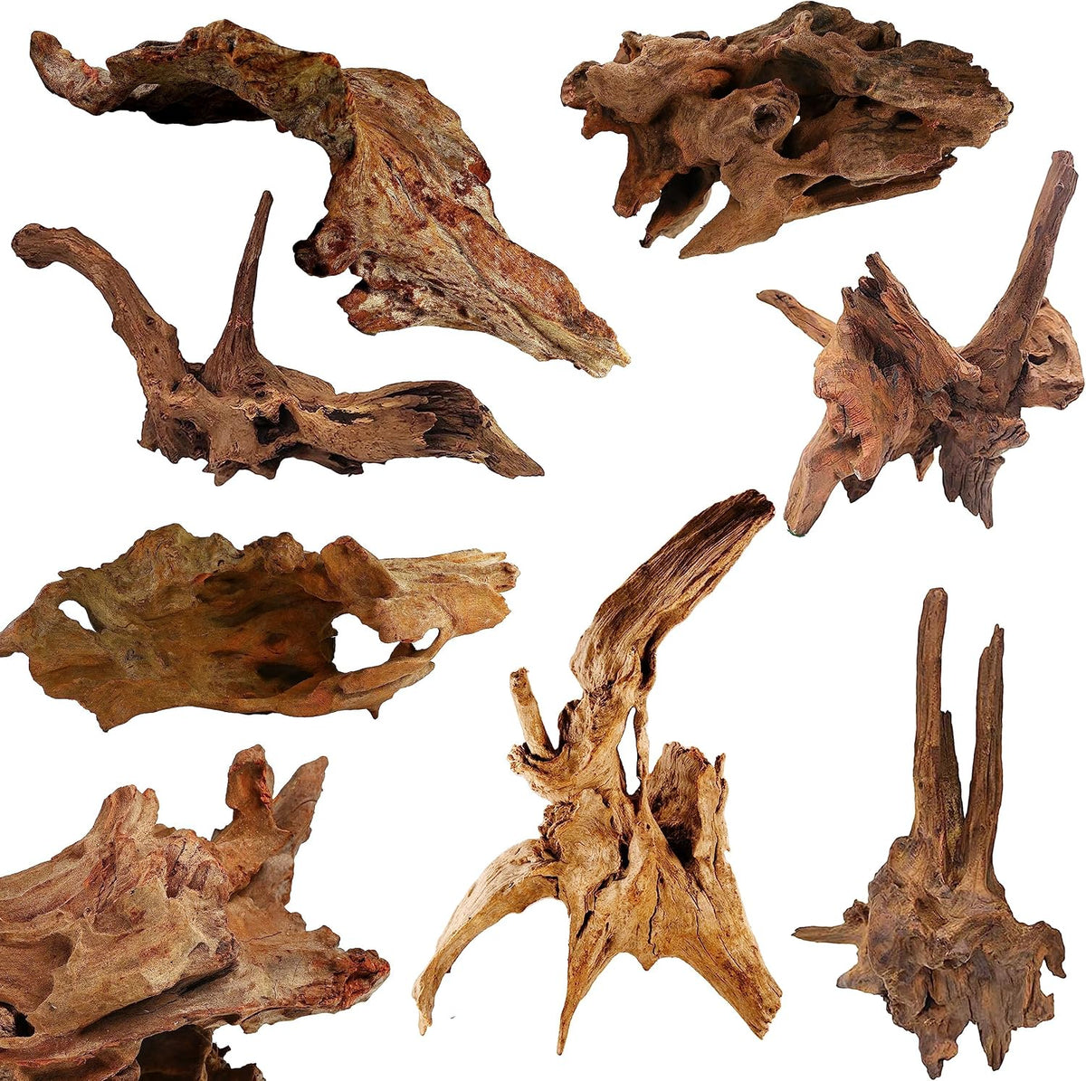 Azil Natural Aquarium Driftwood Root - Driftwood 10'' - 12'' - image 4