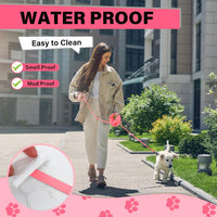 Waterproof Long Line Dog Training Leash, PVC-Coated - Pink / 30ft - image 4