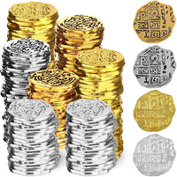 Hicarer metal pirate coins, 35 Spanish doubloon replicas in bronze, gold and silver - view 2