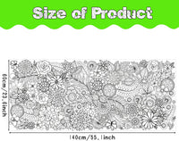 Dvbonike Jumbo Mandala Coloring Poster Giant Flower DIY Drawing Paper - Flower No.2 - image 2