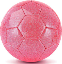 DLUGOPIS sparkling pink size 2 toddler soccer ball for ages 3 to 8 - view 4
