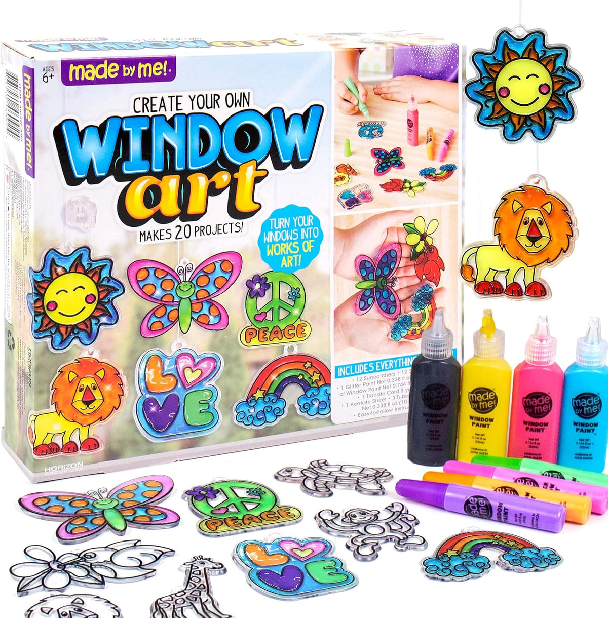 Made By Me Create Your Own Window Art Kit, Suncatchers