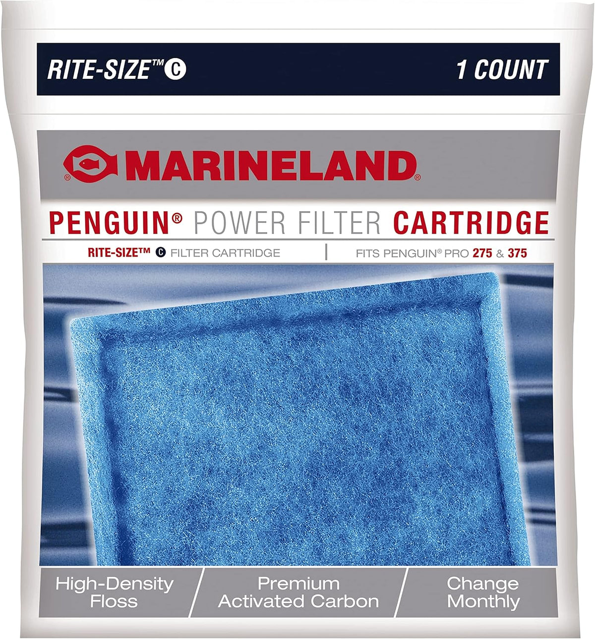 Marineland Bio-Wheel Penguin Rite-Size C Aquarium Filter Cartridge - Size C / 1-Count