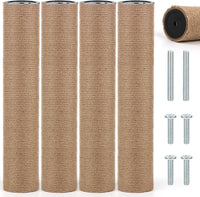 4 PCS M8 Cat Scratching Post Replacement - 40cm / M8+Grey