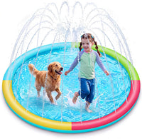 SLOOSH 60" Non-Slip Splash Pad Sprinkler - Multicolor / 60in