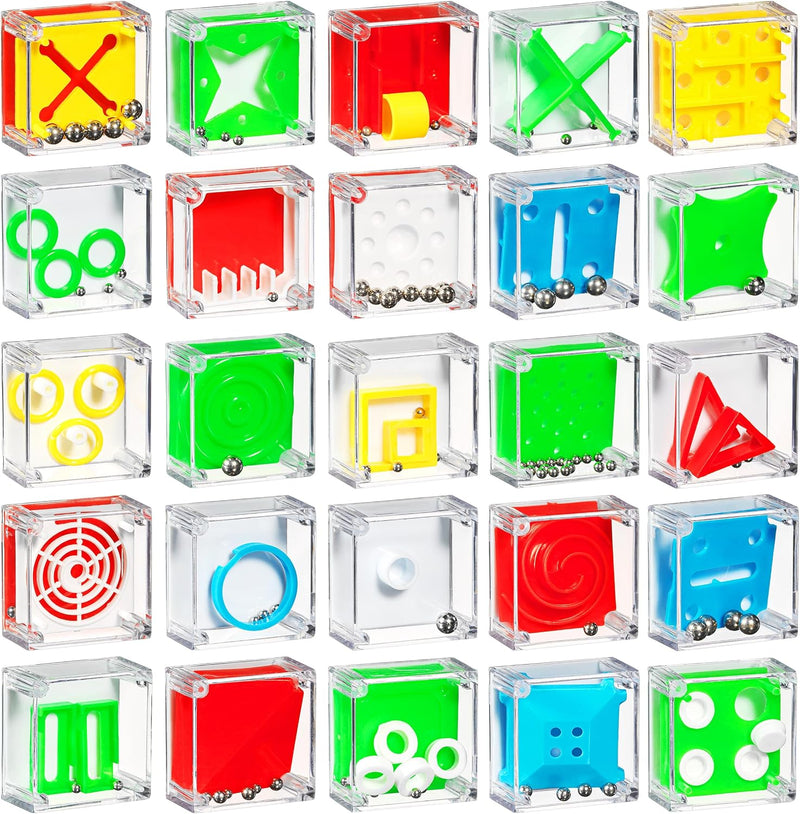 Mini Cube Puzzle Games 3D Brain Teaser Maze Ball Party Favors – Fun for Kids & Family