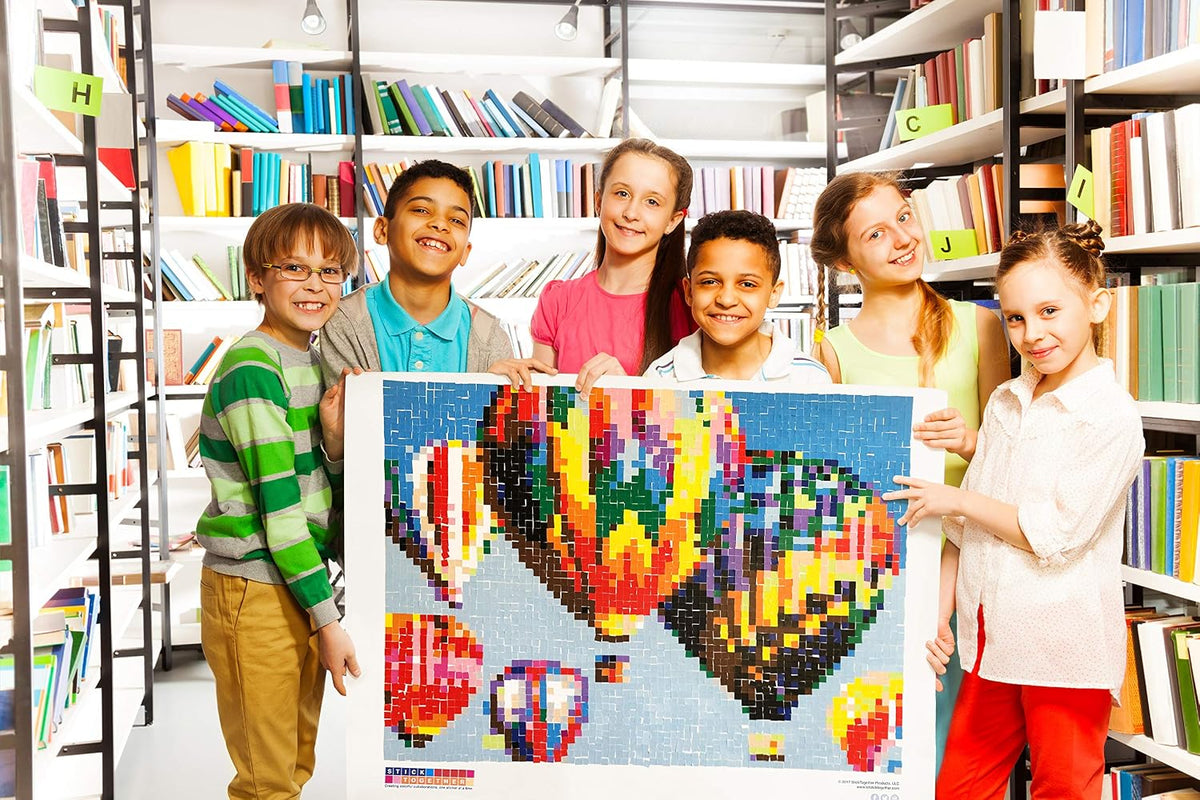 StickTogether Starry Night mosaic sticker poster kit, 40 x 36 inch - view 3