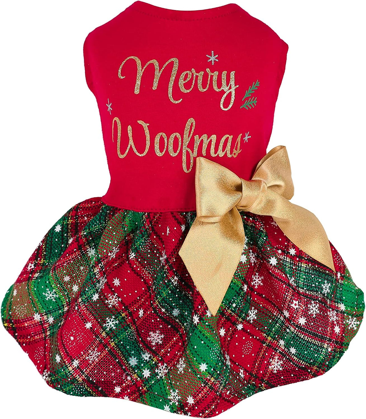 Fitwarm Halloween Pumpkin Dog Dress - X-Small / Merry Woofmas