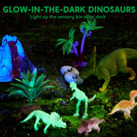 JOVA Klever Kits Construction Sensory Bin for kids Glow - Dinosaur - image 2