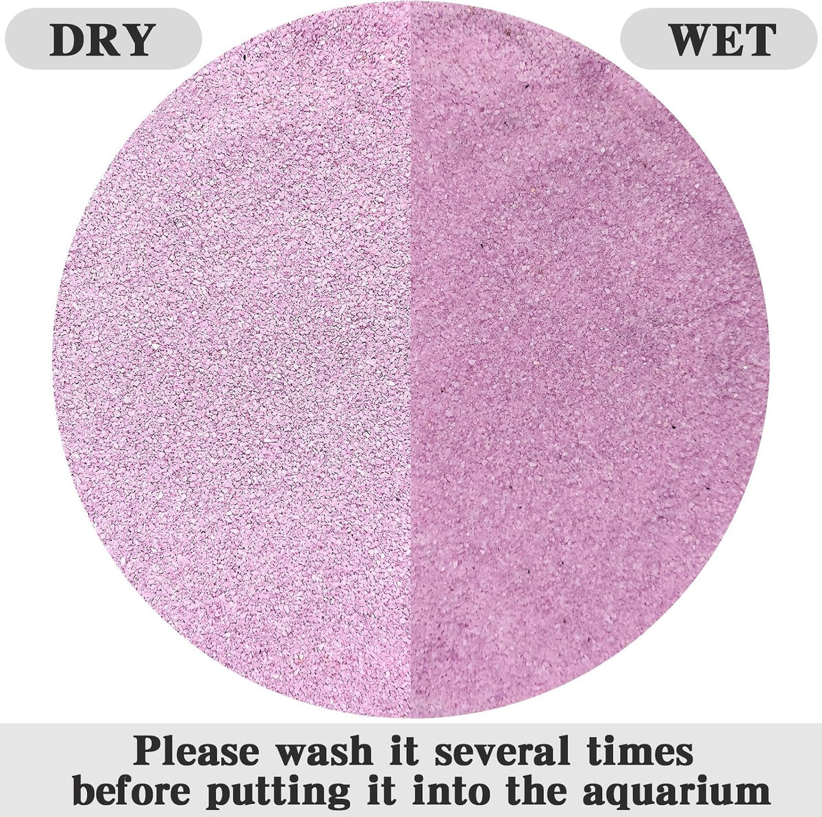5 lbs Aquarium Sand, Beige Fish Tank Sand - Pink / 20 LB - image 3
