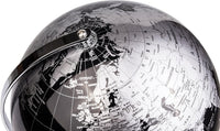 ANNOVA Metallic World Globe Black - 8-Inch - image 4