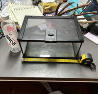 AWXZOM Mini Reptile Glass Terrarium Tank - 12x8x6inch - image 2