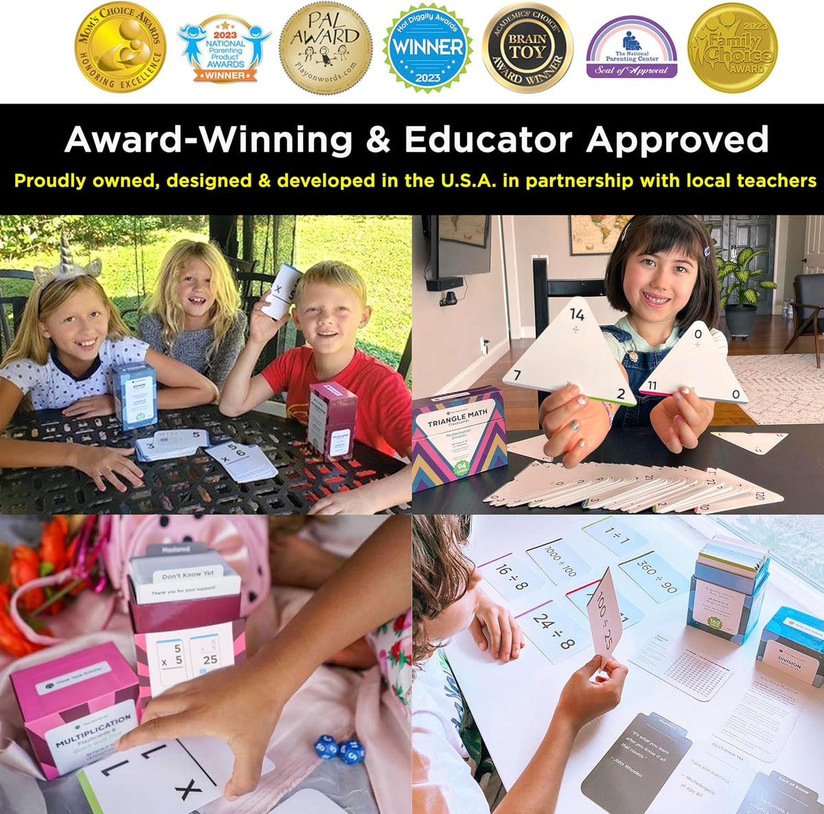 Award-Winning Multiplication Flash Cards, 173 Jumbo Cards - Ultimate Bundle + Mult & Div - image 2