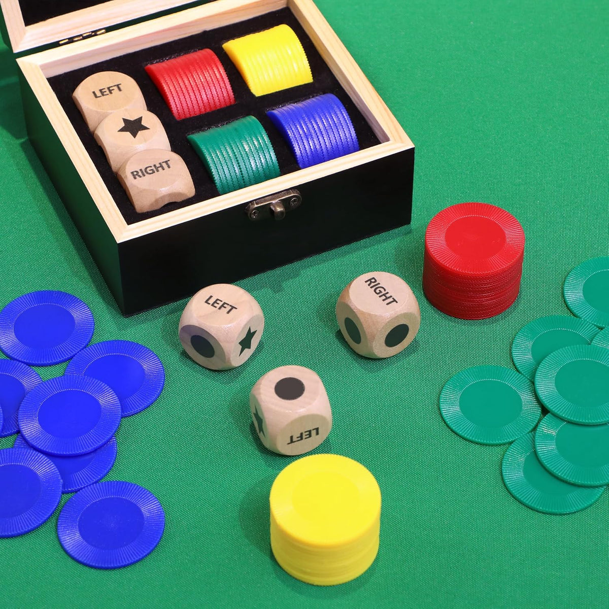 Pagather Left Right Roll Dice Game Set - Black - image 3